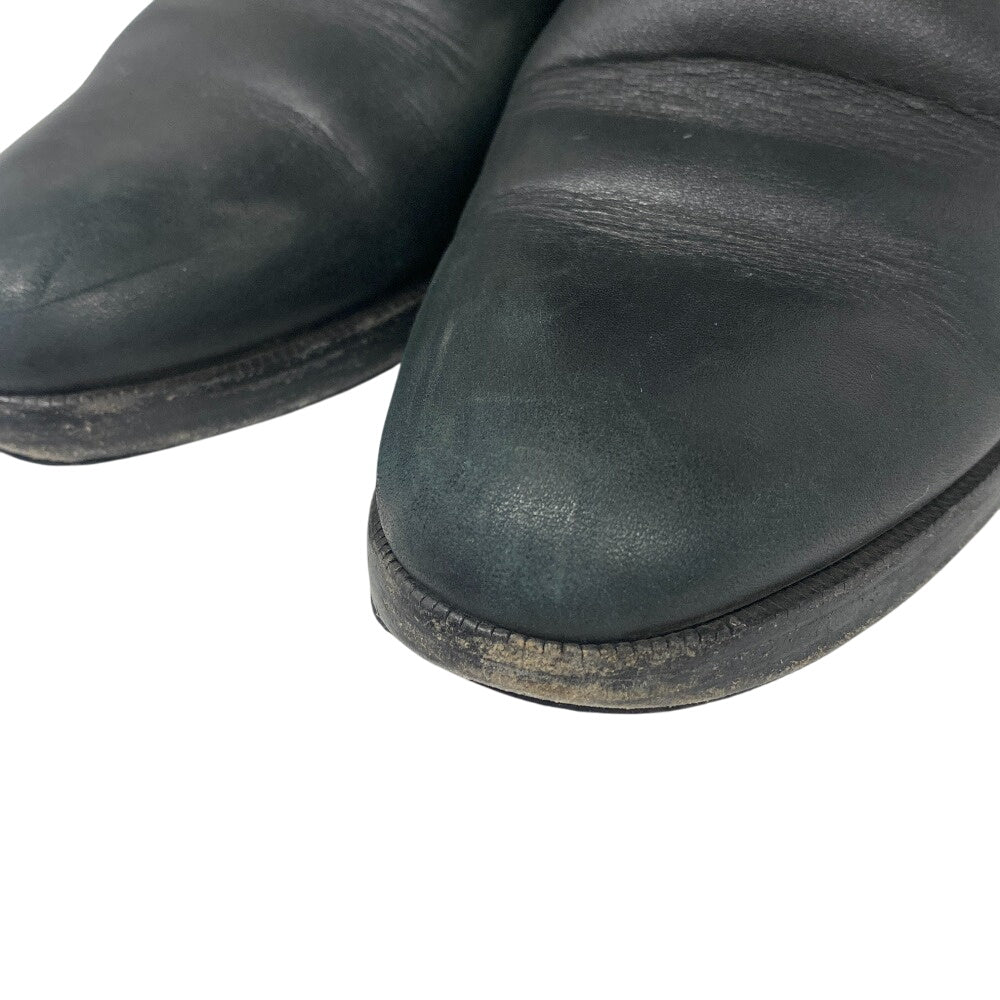 Hermes Boots Leather Black Frenchie Women 35 1/2