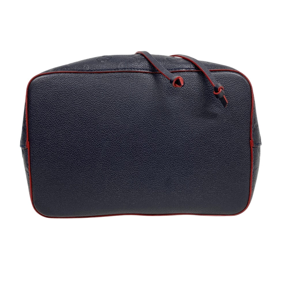 Louis Vuitton Shoulder Bag M45306 Leather Navy Monogram Ann Platt Neonoe