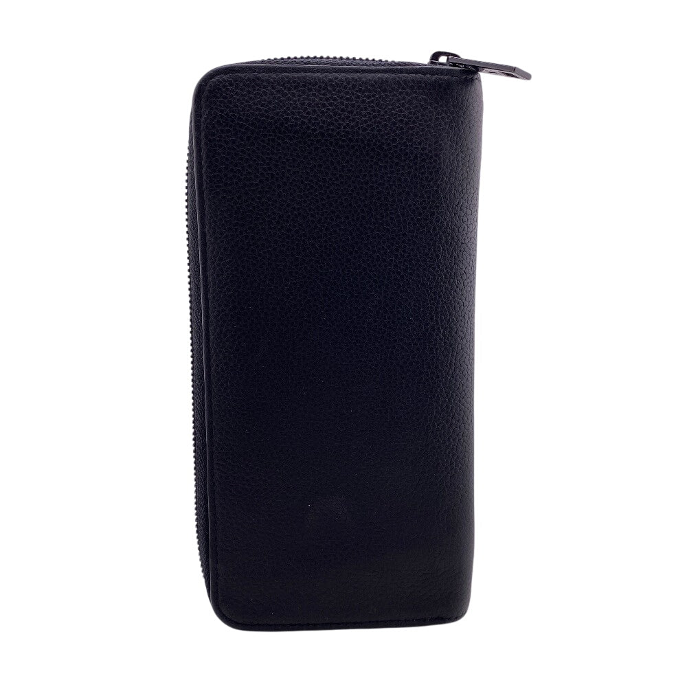 Louis Vuitton Long Wallet Purse M81743 Leather Black Lv Aerogram Zippy Wallet Vertical Women