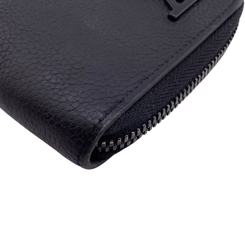 Louis Vuitton Long Wallet Purse M81743 Leather Black Lv Aerogram Zippy Wallet Vertical Women