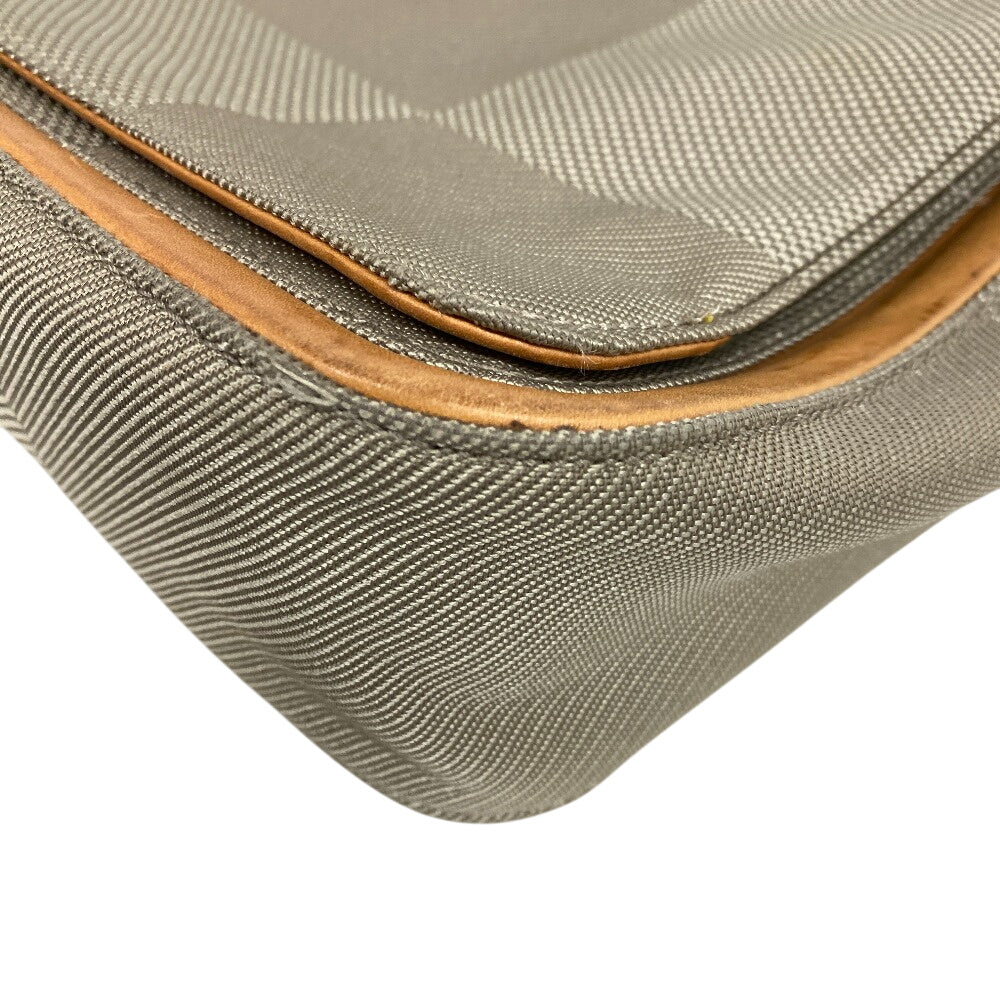 Louis Vuitton Messenger Bag M93030 Nylon Khaki Damier Jean Messier Mens