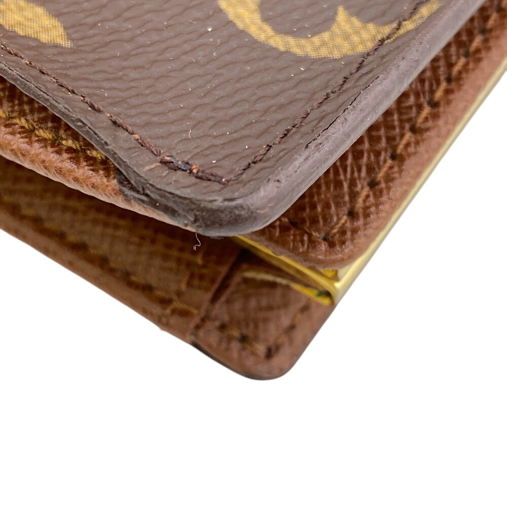 Louis Vuitton Bifold Wallet M61674 Leather Brown Purse Portefeuille Monogram Viennois Made In Usa