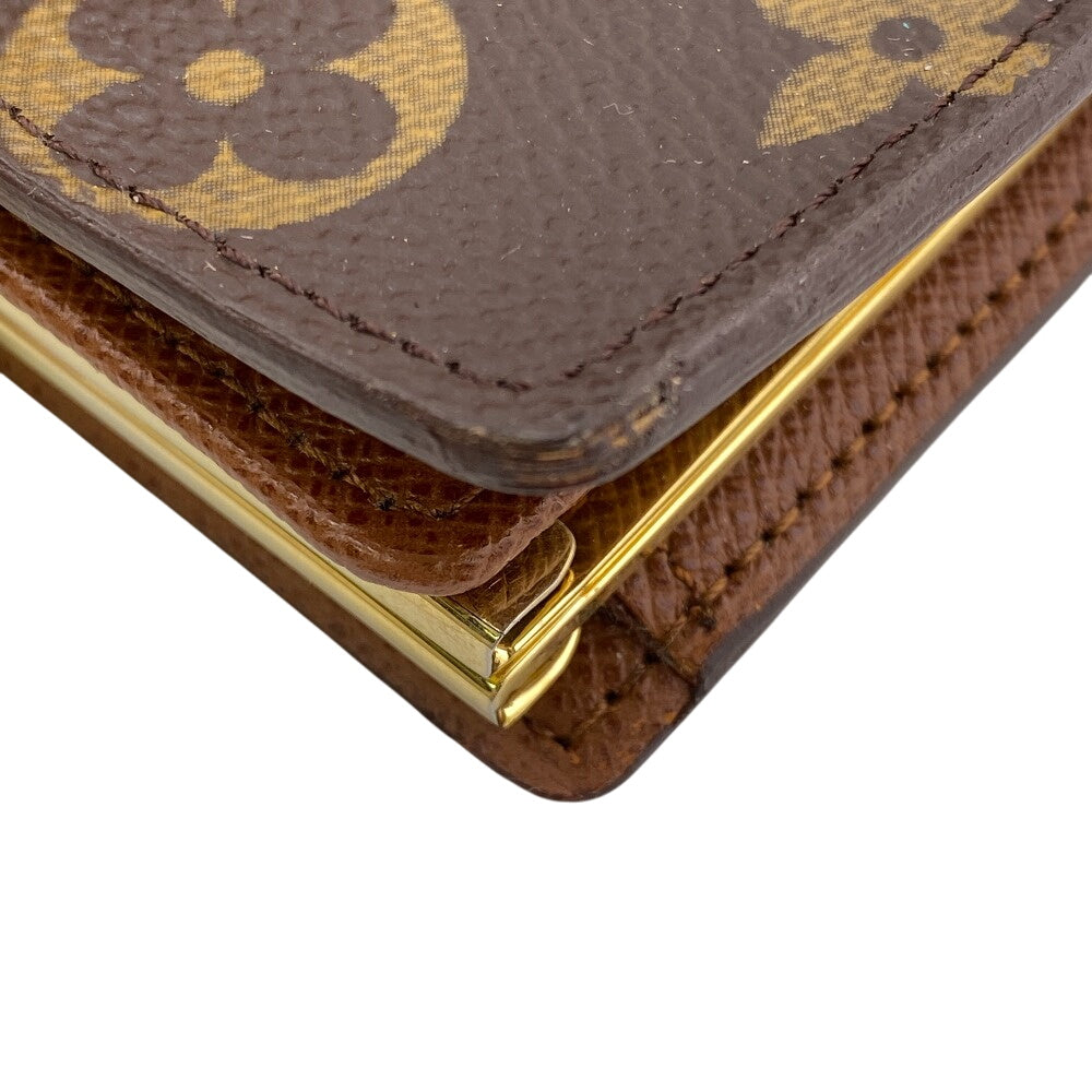 Louis Vuitton Bifold Wallet M61674 Leather Brown Purse Portefeuille Monogram Viennois Made In Usa
