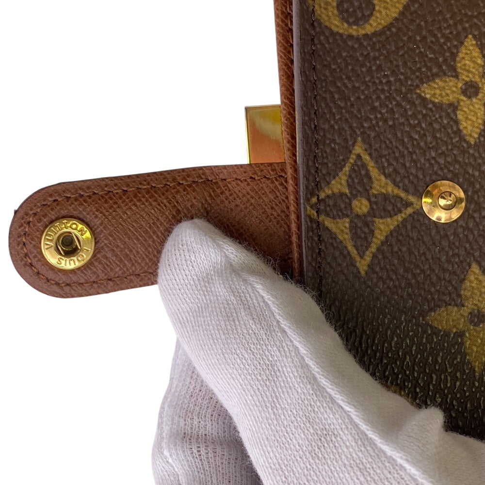 Louis Vuitton Bifold Wallet M61674 Leather Brown Purse Portefeuille Monogram Viennois Made In Usa