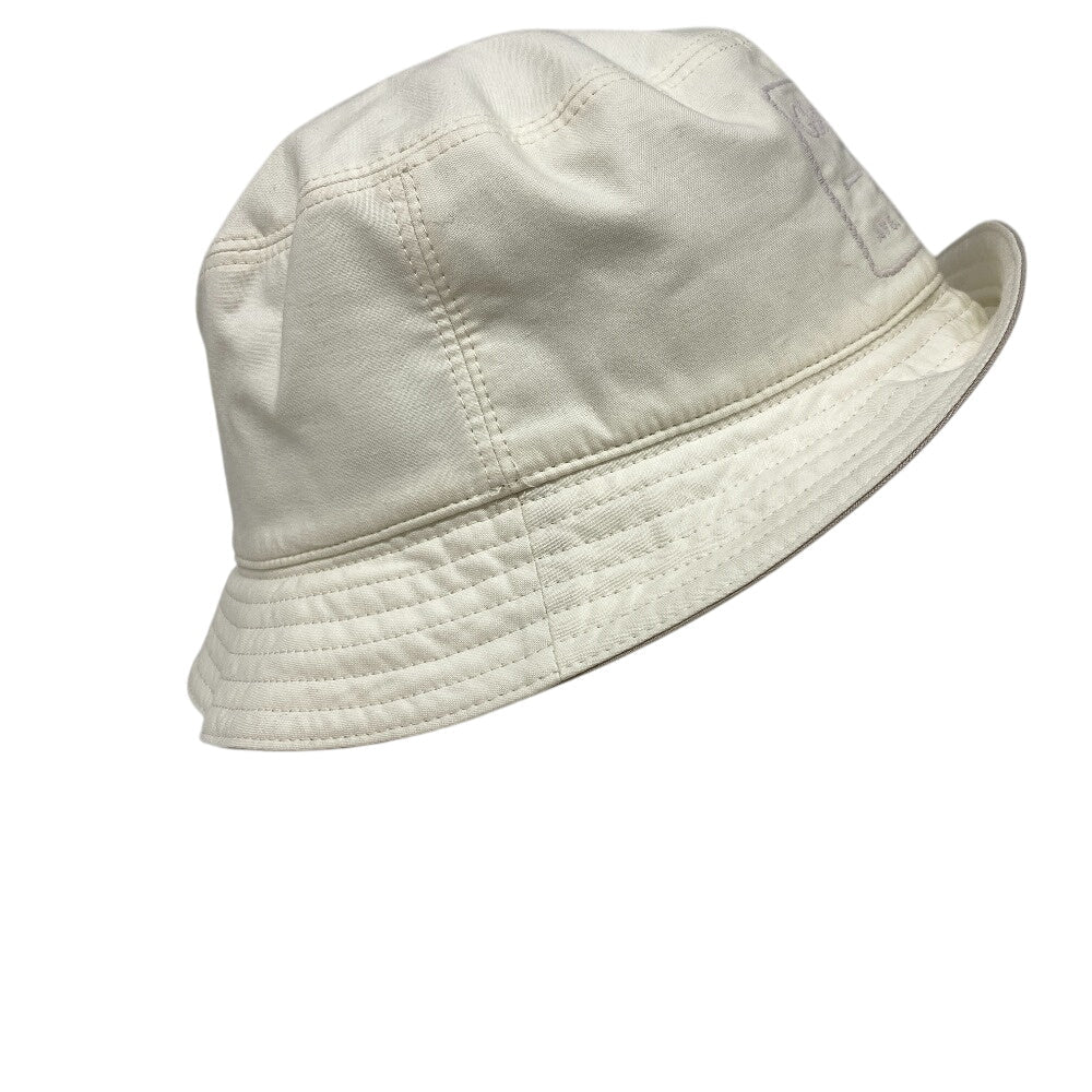 Christian Dior Other Hats Cotton, Polyester White Bucket Hat Embroidery Mens(Unisex) L