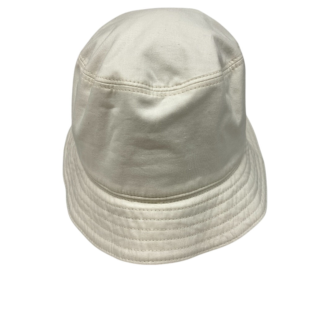 Christian Dior Other Hats Cotton, Polyester White Bucket Hat Embroidery Mens(Unisex) L