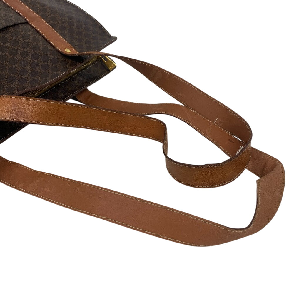 Celine Tote Bag Leather Brown Macadam Women(Unisex)