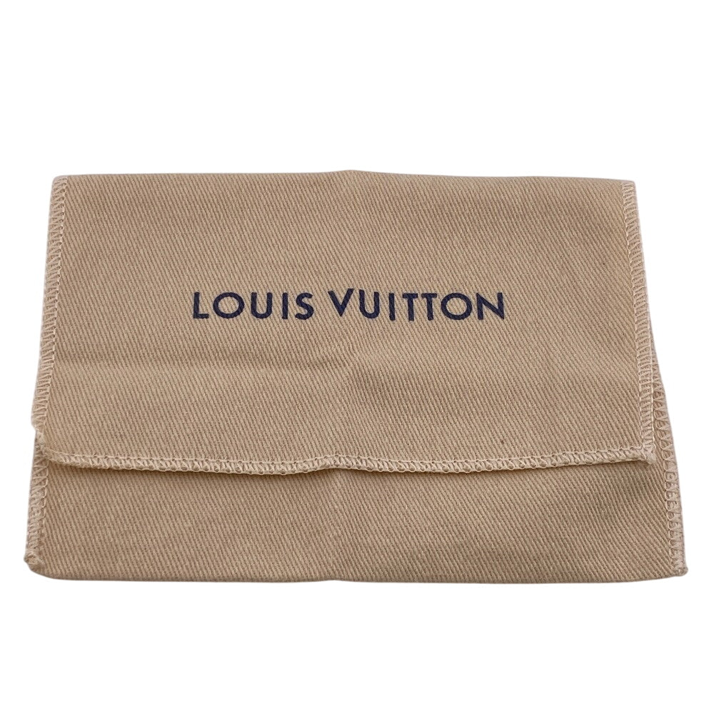 Louis Vuitton Card Case M62292 Leather Brown Name Card Holder Epi Amberop Cult De Visit Women
