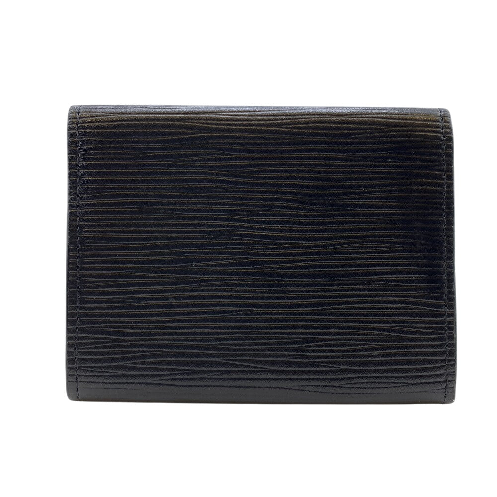 Louis Vuitton Card Case M62292 Leather Brown Name Card Holder Epi Amberop Cult De Visit Women
