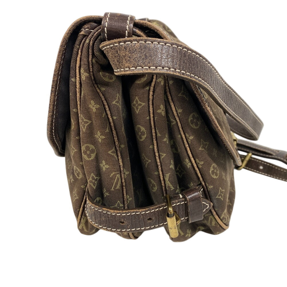 Louis Vuitton Shoulder Bag M95227 Canvas Brown Monogram Mini Lansaumur 30 Women