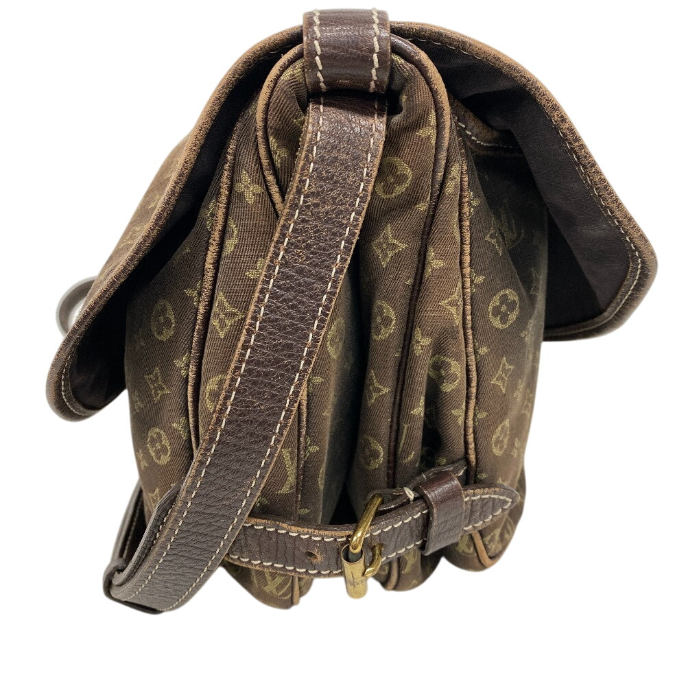 Louis Vuitton Shoulder Bag M95227 Canvas Brown Monogram Mini Lansaumur 30 Women