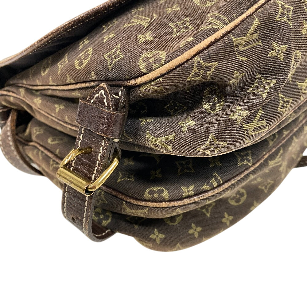 Louis Vuitton Shoulder Bag M95227 Canvas Brown Monogram Mini Lansaumur 30 Women