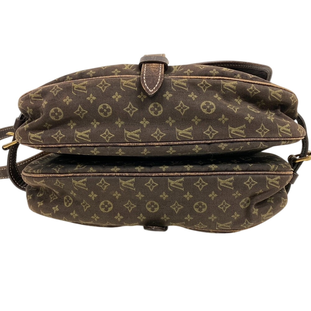 Louis Vuitton Shoulder Bag M95227 Canvas Brown Monogram Mini Lansaumur 30 Women
