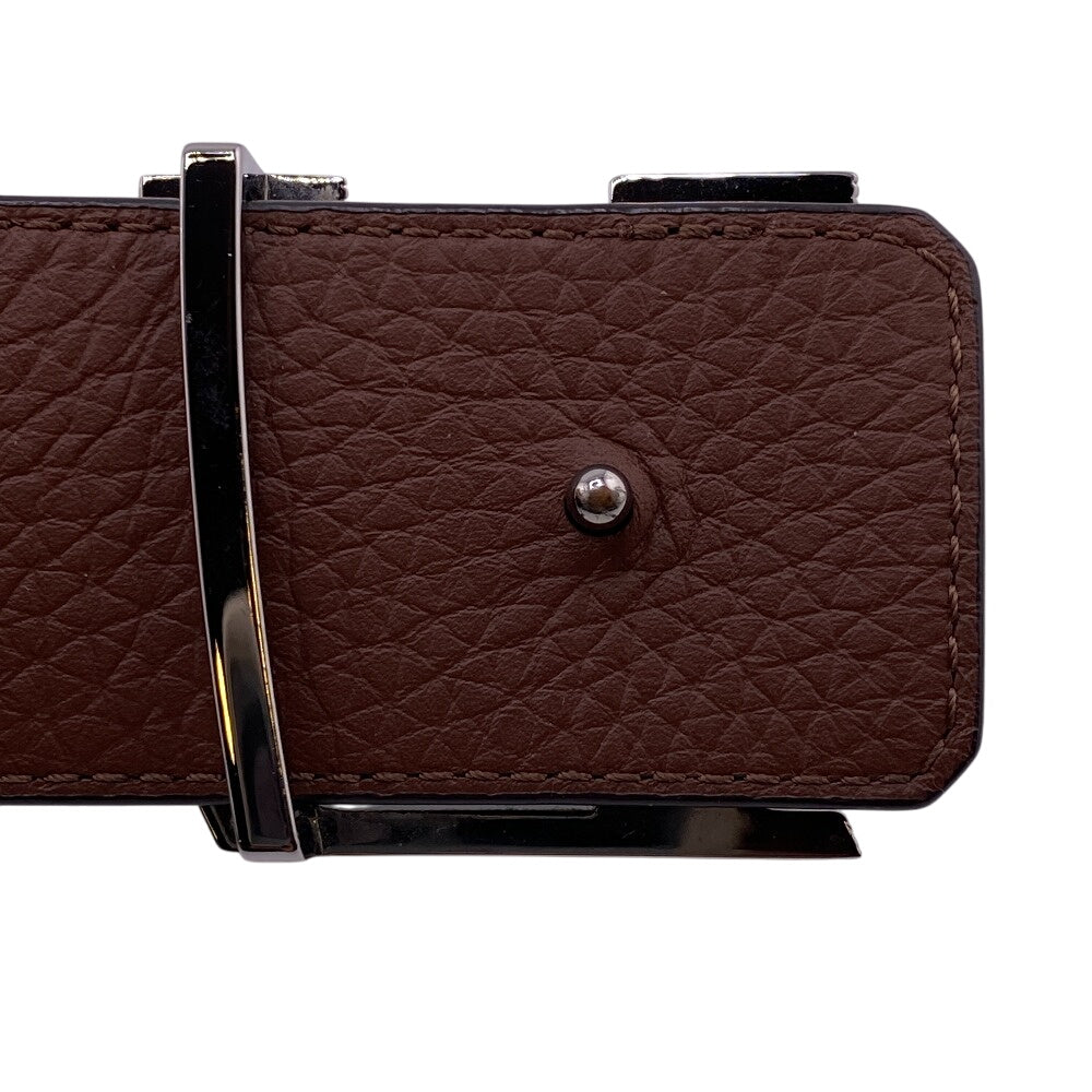 Louis Vuitton Belt M0027 Taurillon Clemence Navy Lv Tilt Reverse