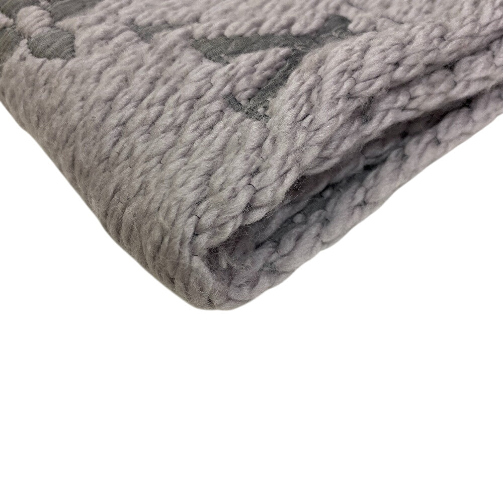 Louis Vuitton Scarf M74742 Wool, Silk Gray Escalp Logo Mania