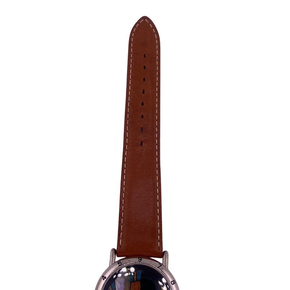 Pierre Lannier. Watches Quartz 065.801 Leather Brown 3 Needles Limited To 999 Dog Navy Silver Dial