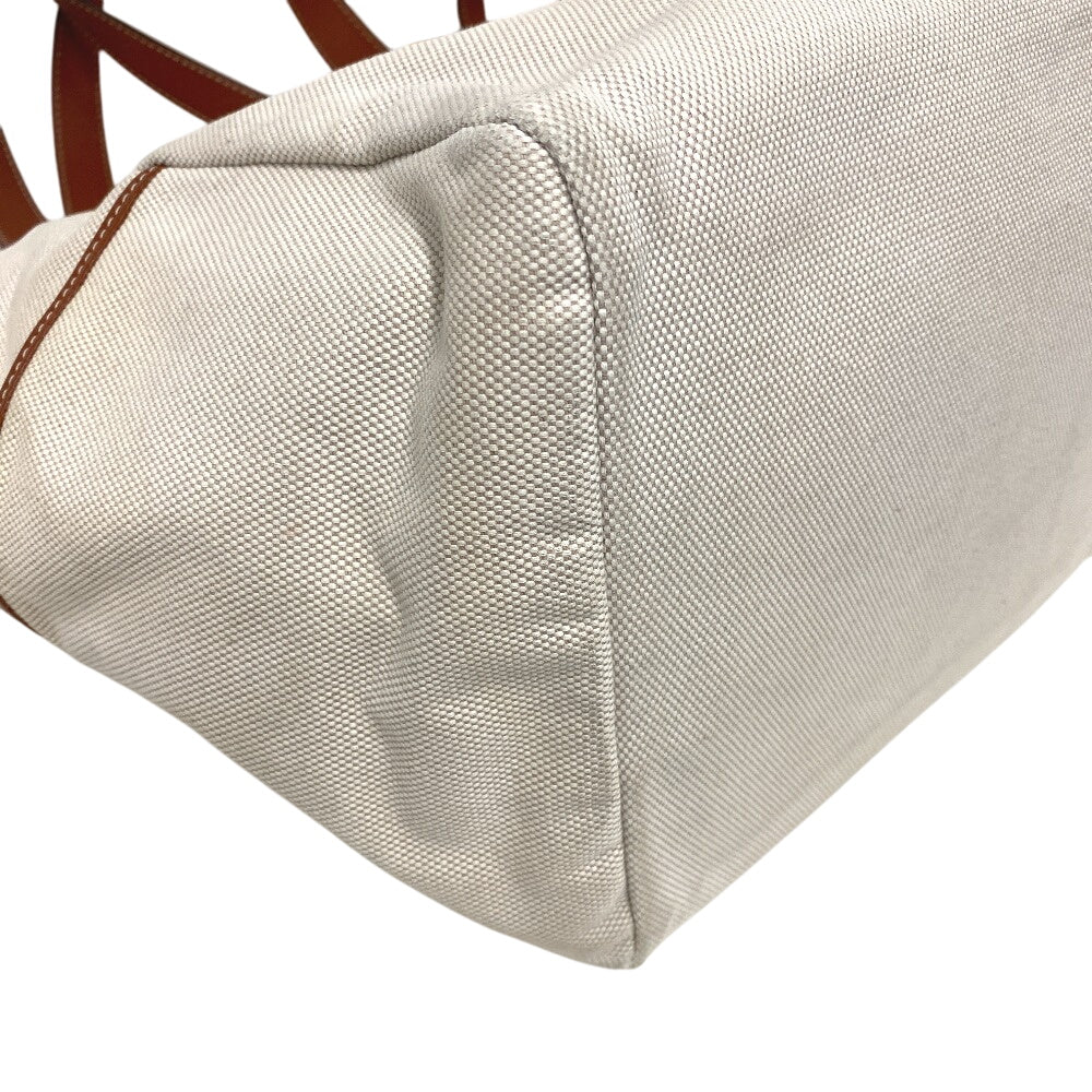 Delvaux Handbag Canvas, Leather Beige Delight Women