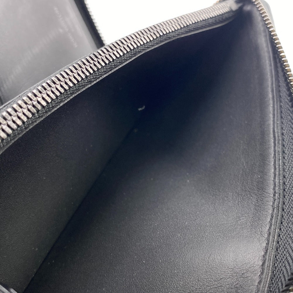 Louis Vuitton Long Wallet Purse M62902 Leather Black Monogram Shadow Zippy Wallet Vertical