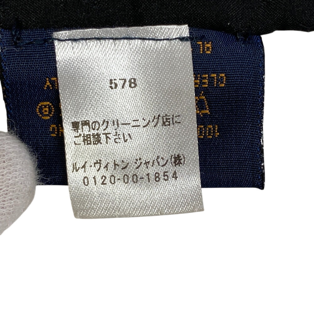 Louis Vuitton Scarf M77054 Monogram Shearing White Echarpe Shirring Women(Unisex)