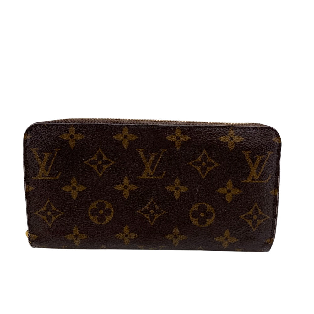 Louis Vuitton Long Wallet Purse M41894 Monogram Brown Round Zip Wallet Monogram Zippy Wallet