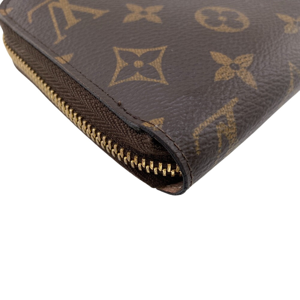 Louis Vuitton Long Wallet Purse M41894 Monogram Brown Round Zip Wallet Monogram Zippy Wallet