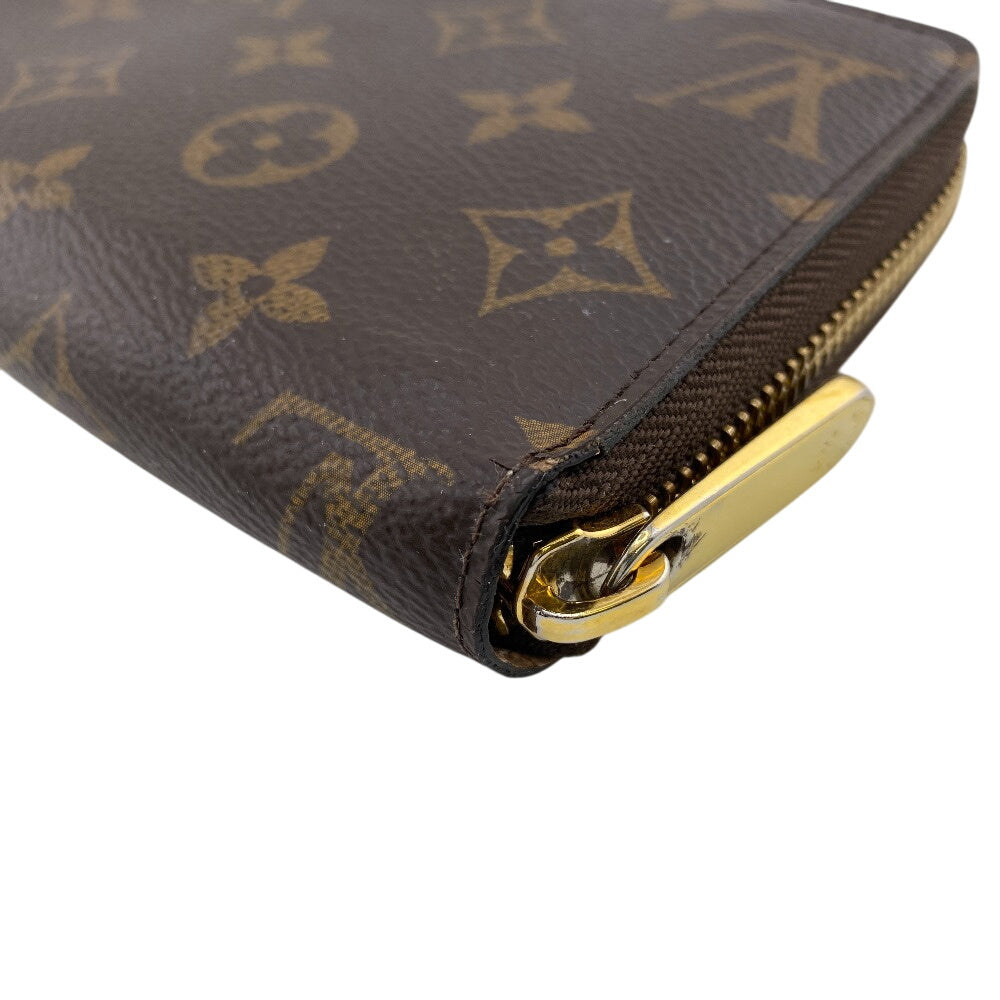 Louis Vuitton Long Wallet Purse M41894 Monogram Brown Round Zip Wallet Monogram Zippy Wallet