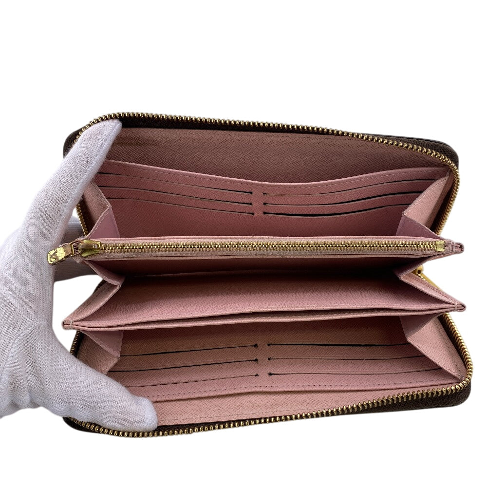 Louis Vuitton Long Wallet Purse M41894 Monogram Brown Round Zip Wallet Monogram Zippy Wallet