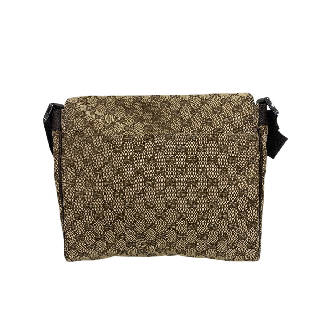 Gucci Shoulder Bag 146236 Gg Canvas, Leather Beige Gg Canvas Women(Unisex)