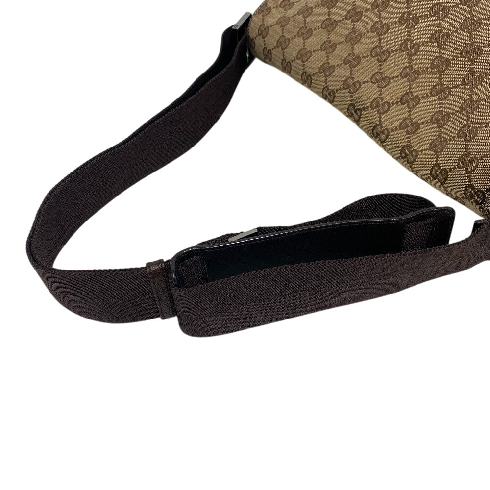 Gucci Shoulder Bag 146236 Gg Canvas, Leather Beige Gg Canvas Women(Unisex)