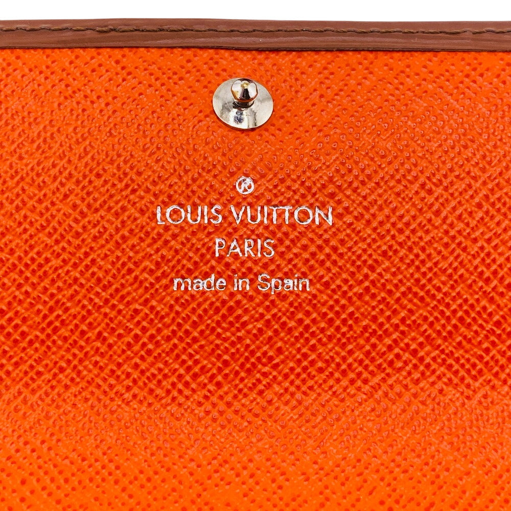 Louis Vuitton Long Wallet Purse M60321 Epi Leather Brown Snap Button Epi Portefeuille Sarah