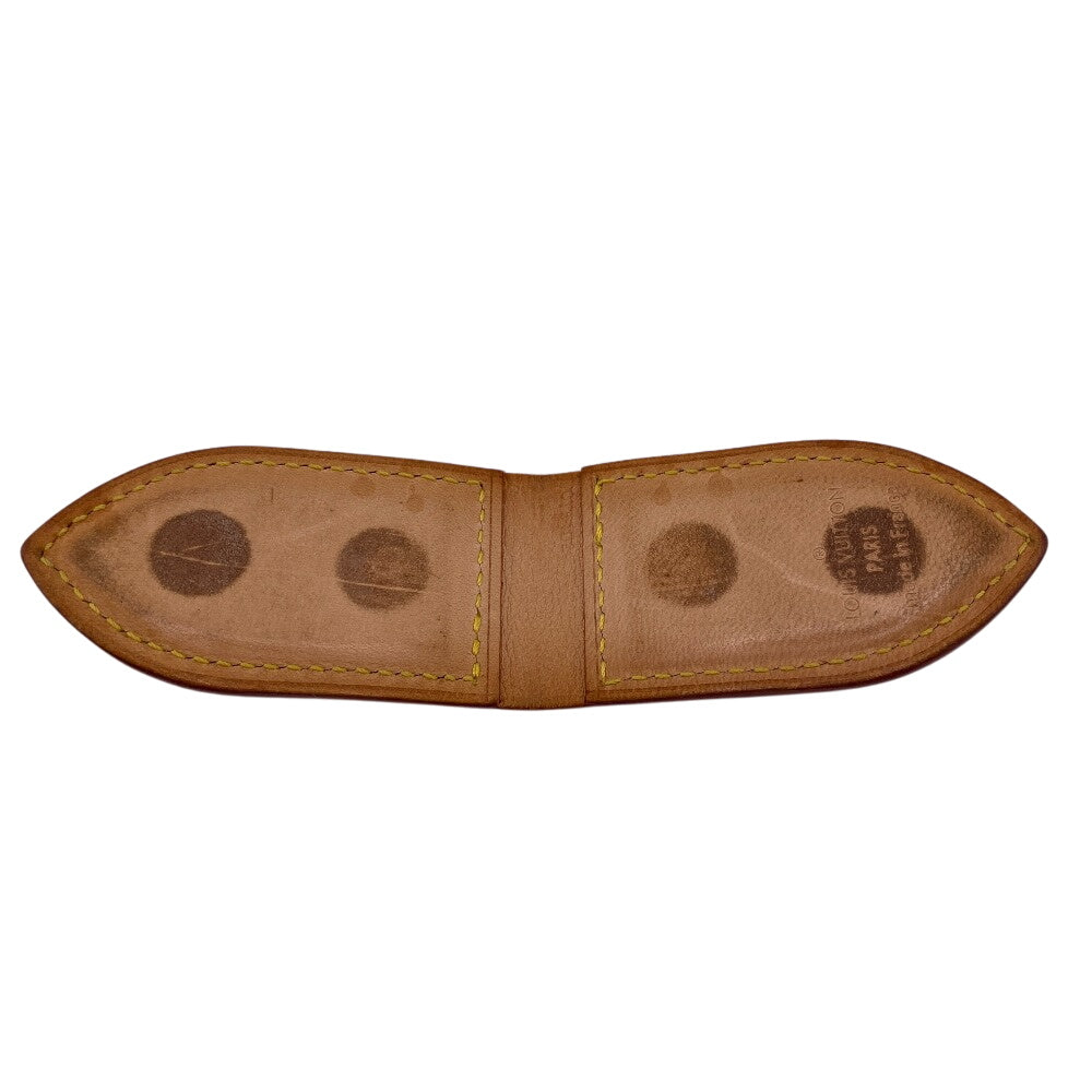 Louis Vuitton Money Clip M64692 Nume Leather Brown Mens