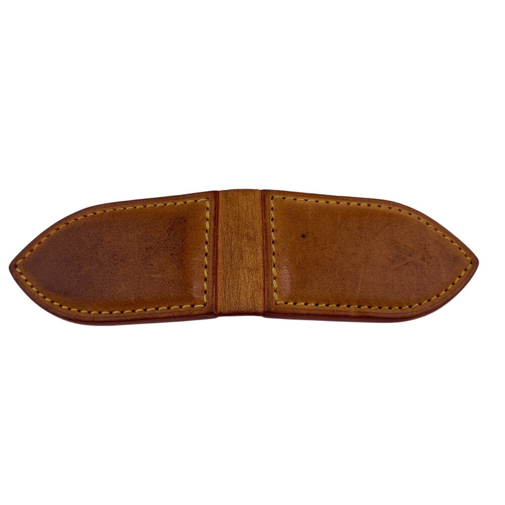 Louis Vuitton Money Clip M64692 Nume Leather Brown Mens