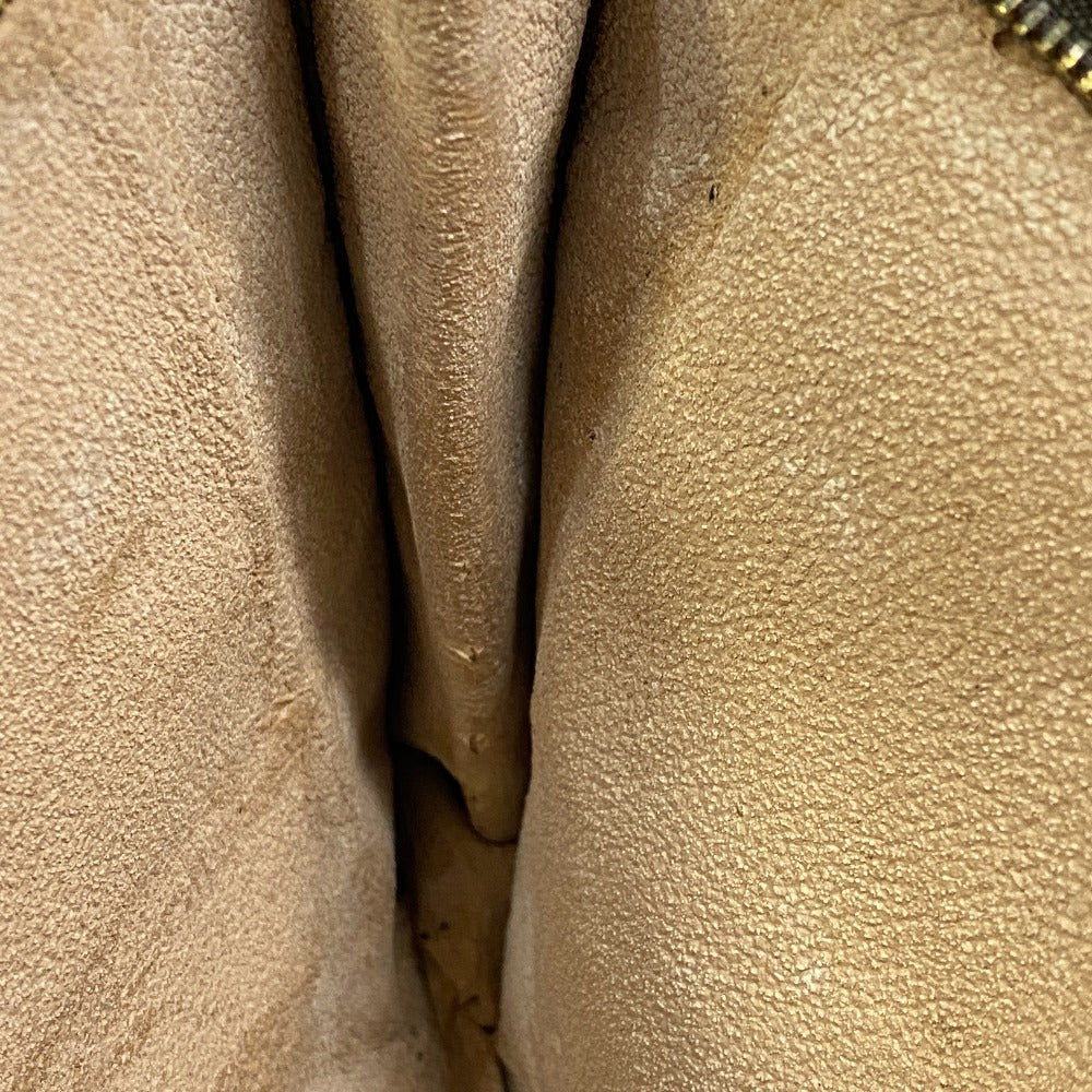 Louis Vuitton Pouch M47544 Leather Brown Monogram Posh Toilette Women