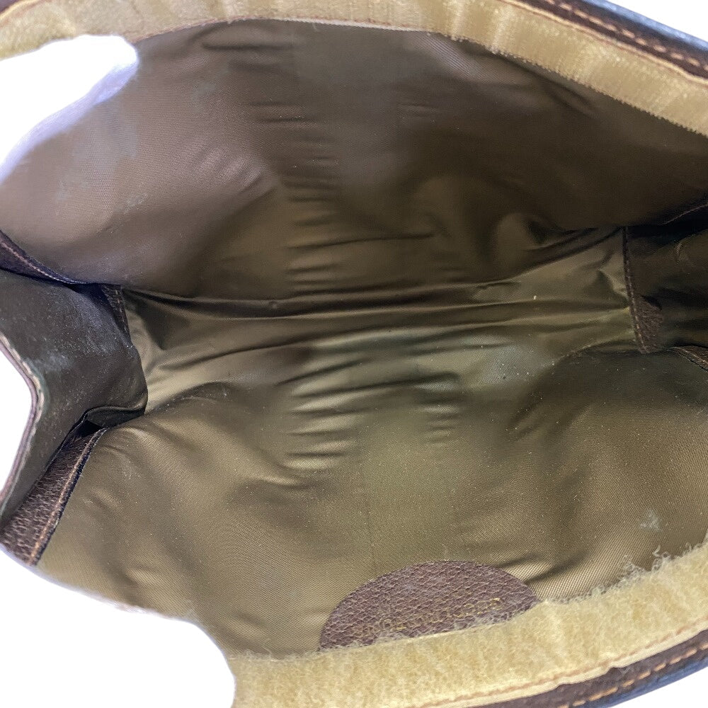 Gucci Business Bag Gg Canvas Brown Old Gucci Sherry Mens
