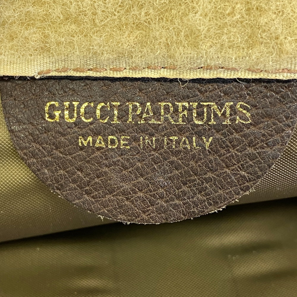 Gucci Business Bag Gg Canvas Brown Old Gucci Sherry Mens