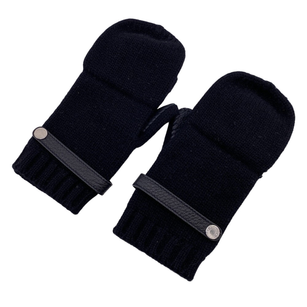 Hermes Gloves Cashmere, Leather Black Glove Baltimore Women S