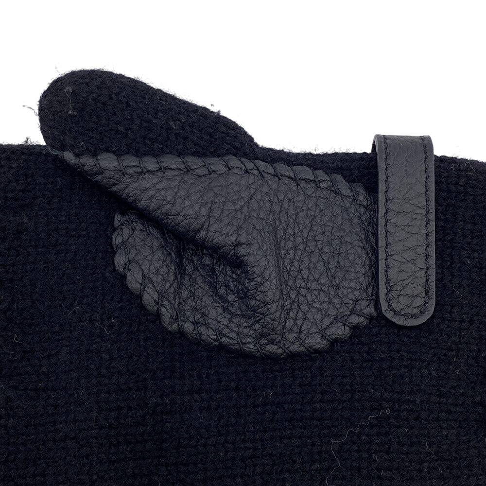 Hermes Gloves Cashmere, Leather Black Glove Baltimore Women S