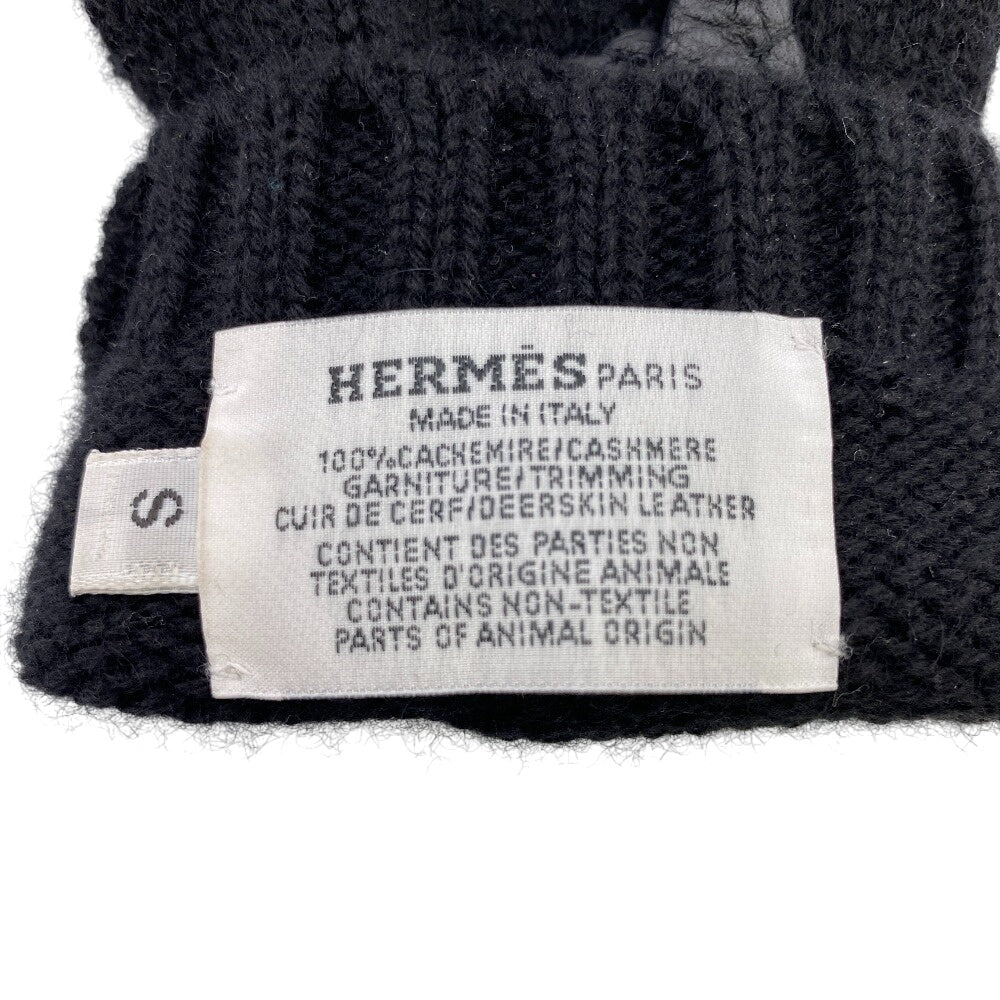 Hermes Gloves Cashmere, Leather Black Glove Baltimore Women S