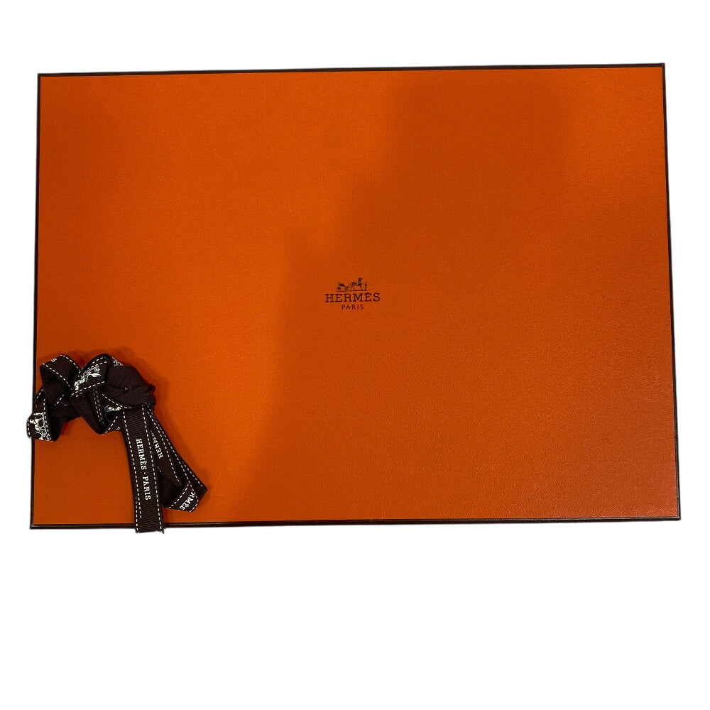 Hermes Scarf Cashmere Navy Recto Verso
