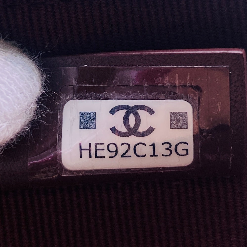 Chanel Coin Case Caviar Skin Black Fragment Case Caviar Skin Matrasse Women