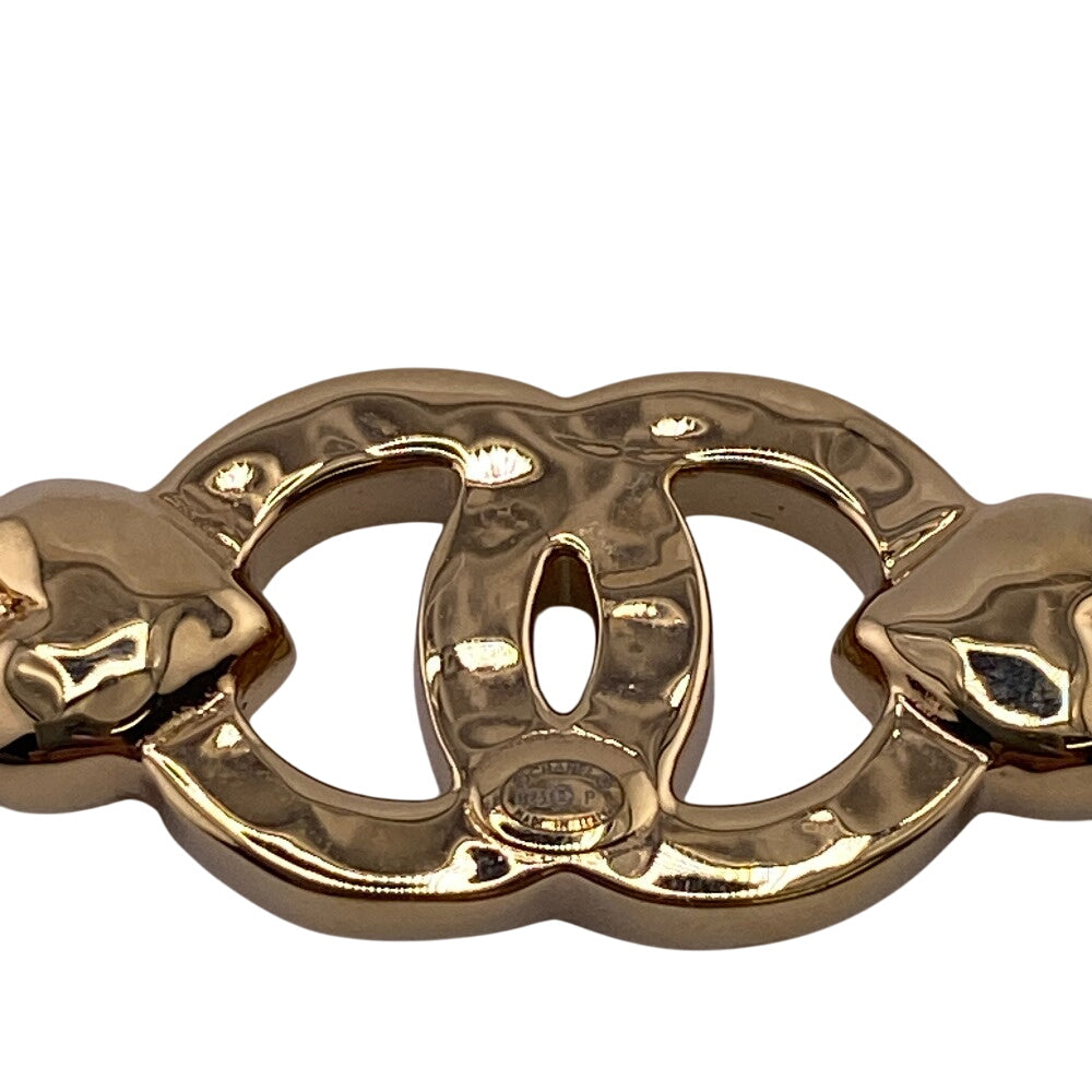 Chanel Valletta Gold Plated Gold Coco Mark Heart Women