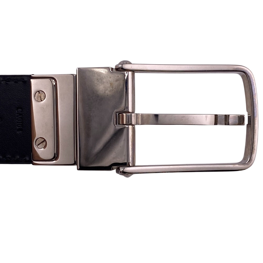 Louis Vuitton Belt M9674 Leather Black Damier Infini Santur Boston Mens 90/36