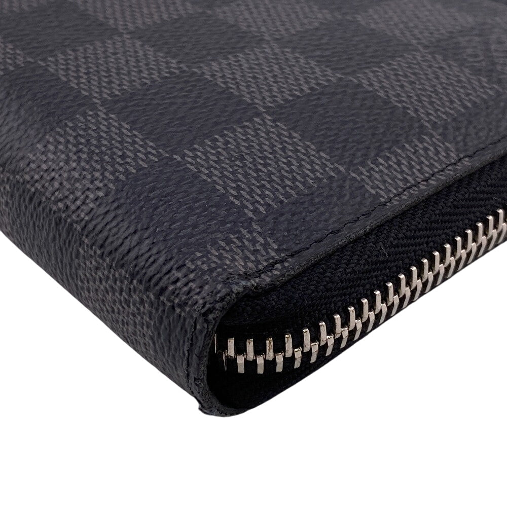 Louis Vuitton Long Wallet Purse N63095 Damier Grafitte Black Appy Wallet Damier Grafitte Verdical