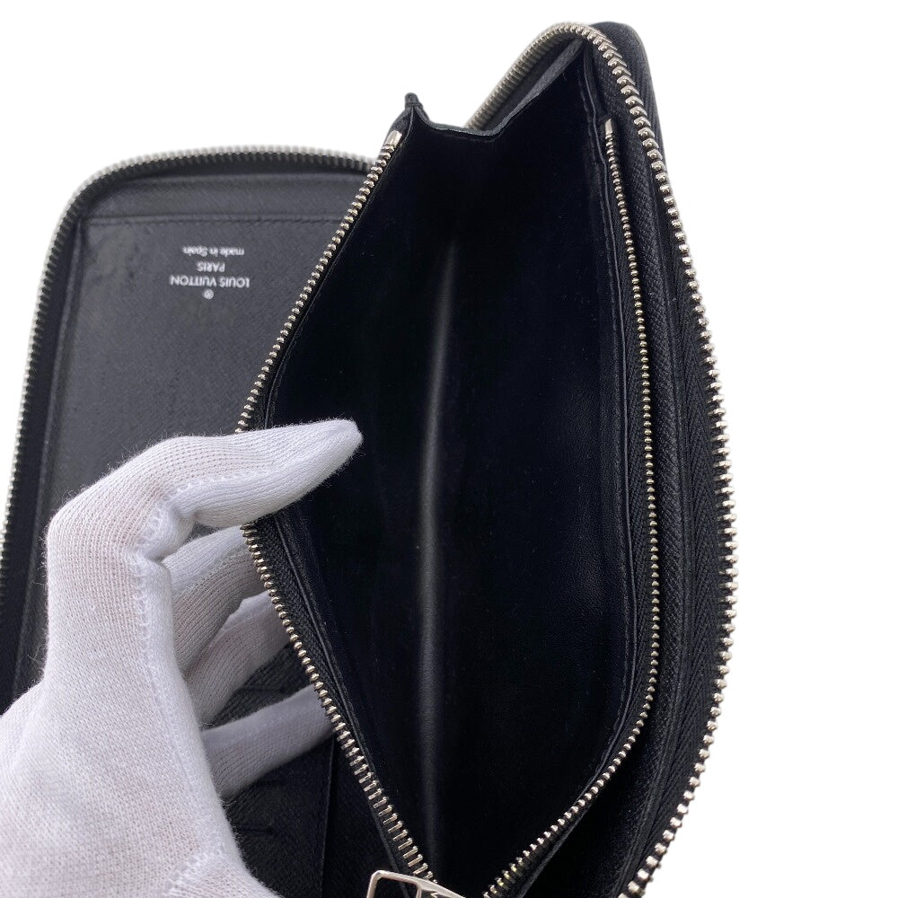 Louis Vuitton Long Wallet Purse N63095 Damier Grafitte Black Appy Wallet Damier Grafitte Verdical