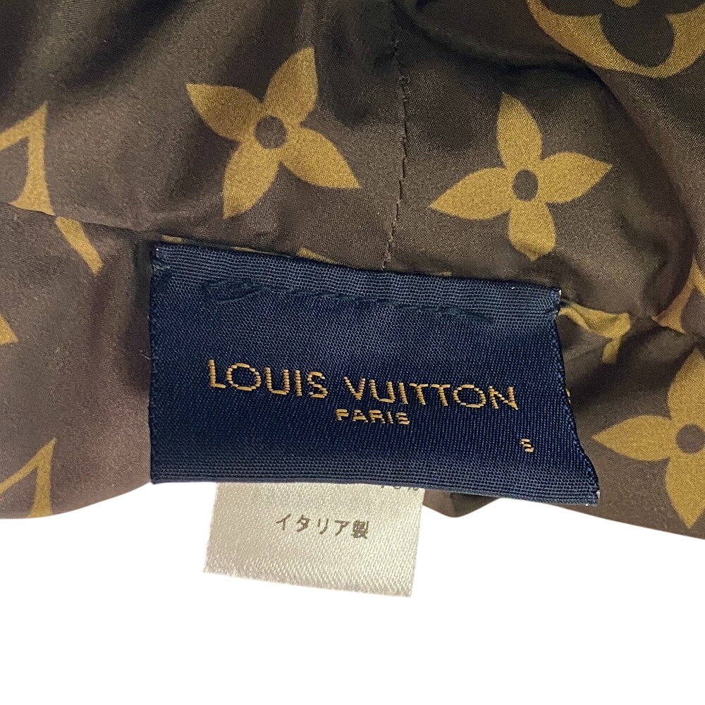 Louis Vuitton Hat M77024 Nylon, Leather Black Monogram Hat Bob Pillow Bucket Hat S