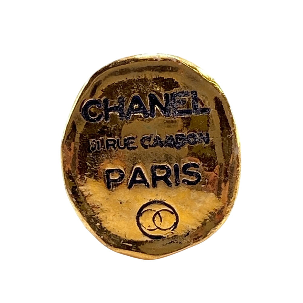 Chanel Earring Gold Plated Gold One Side Only 31 Rue Cambon Women(Unisex)