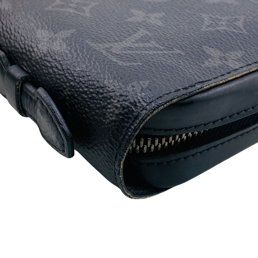 Louis Vuitton Long Wallet Purse M61698 Monogram Eclipse Black Monogram Eclipse Zippy Xl Mens