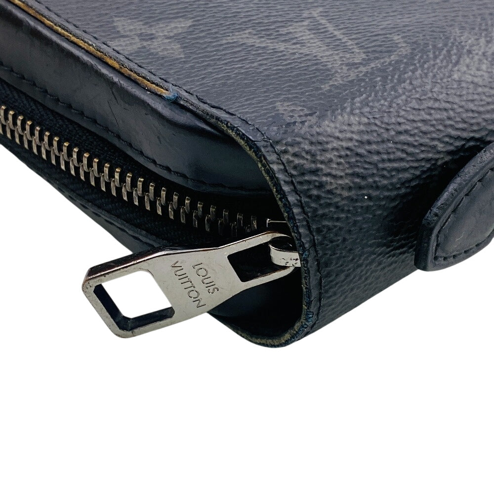 Louis Vuitton Long Wallet Purse M61698 Monogram Eclipse Black Monogram Eclipse Zippy Xl Mens