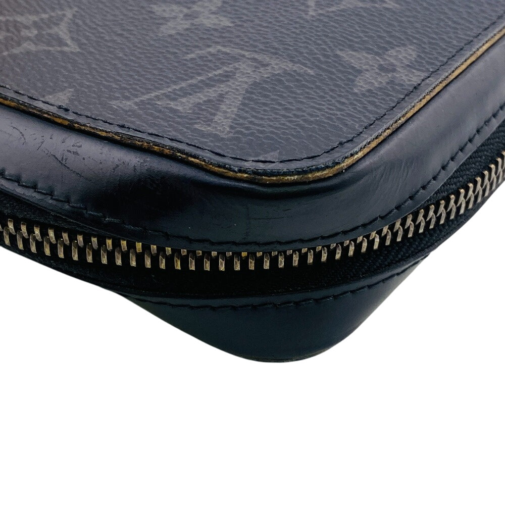 Louis Vuitton Long Wallet Purse M61698 Monogram Eclipse Black Monogram Eclipse Zippy Xl Mens