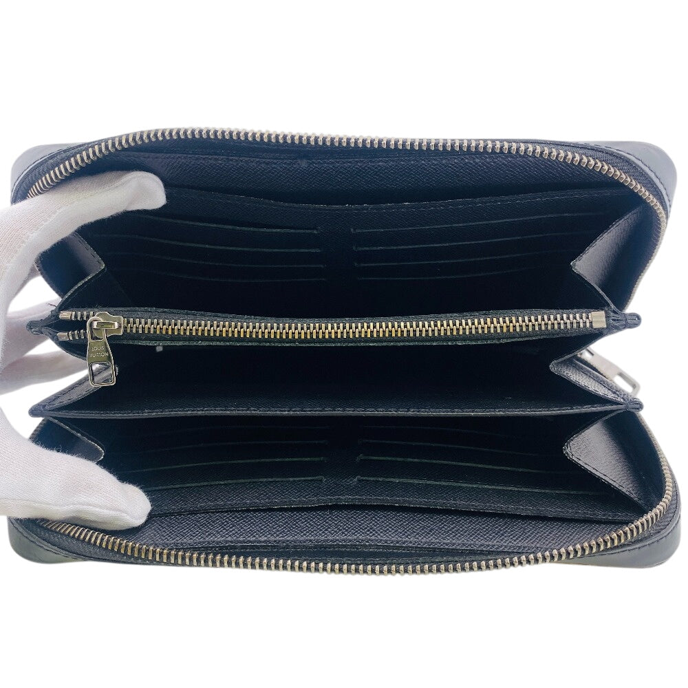 Louis Vuitton Long Wallet Purse M61698 Monogram Eclipse Black Monogram Eclipse Zippy Xl Mens